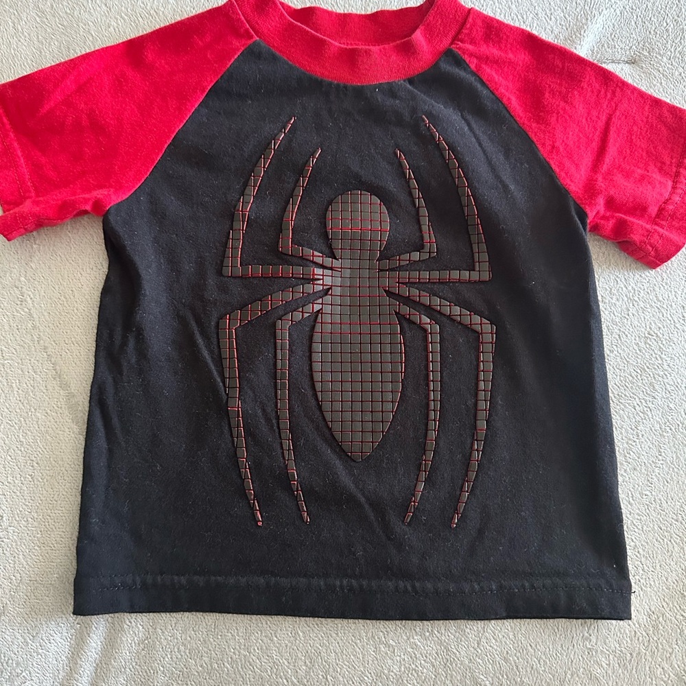 Marvel Black and Red Spider Graphic Tee